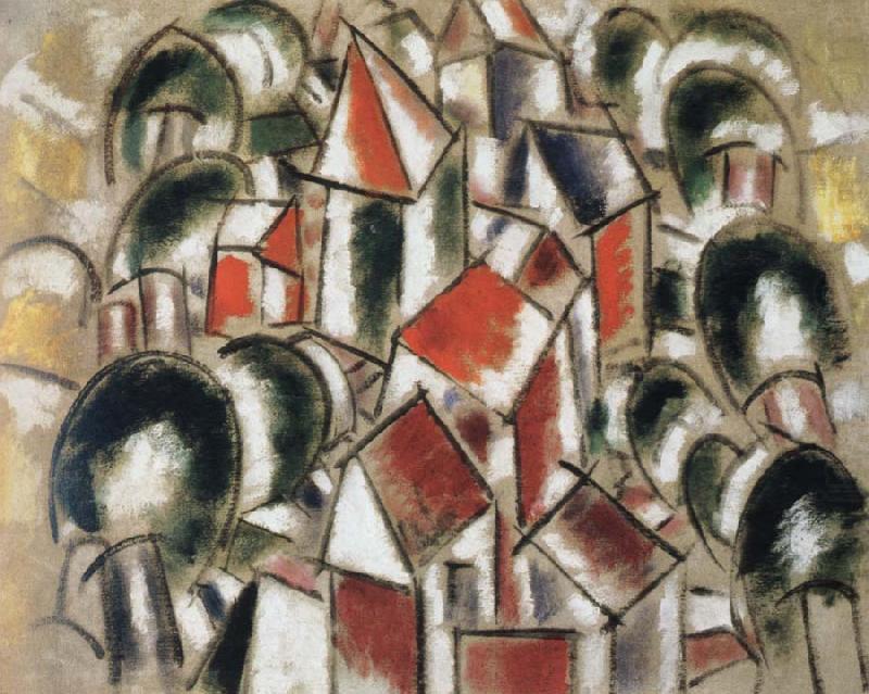 village in the forest, Fernand Leger